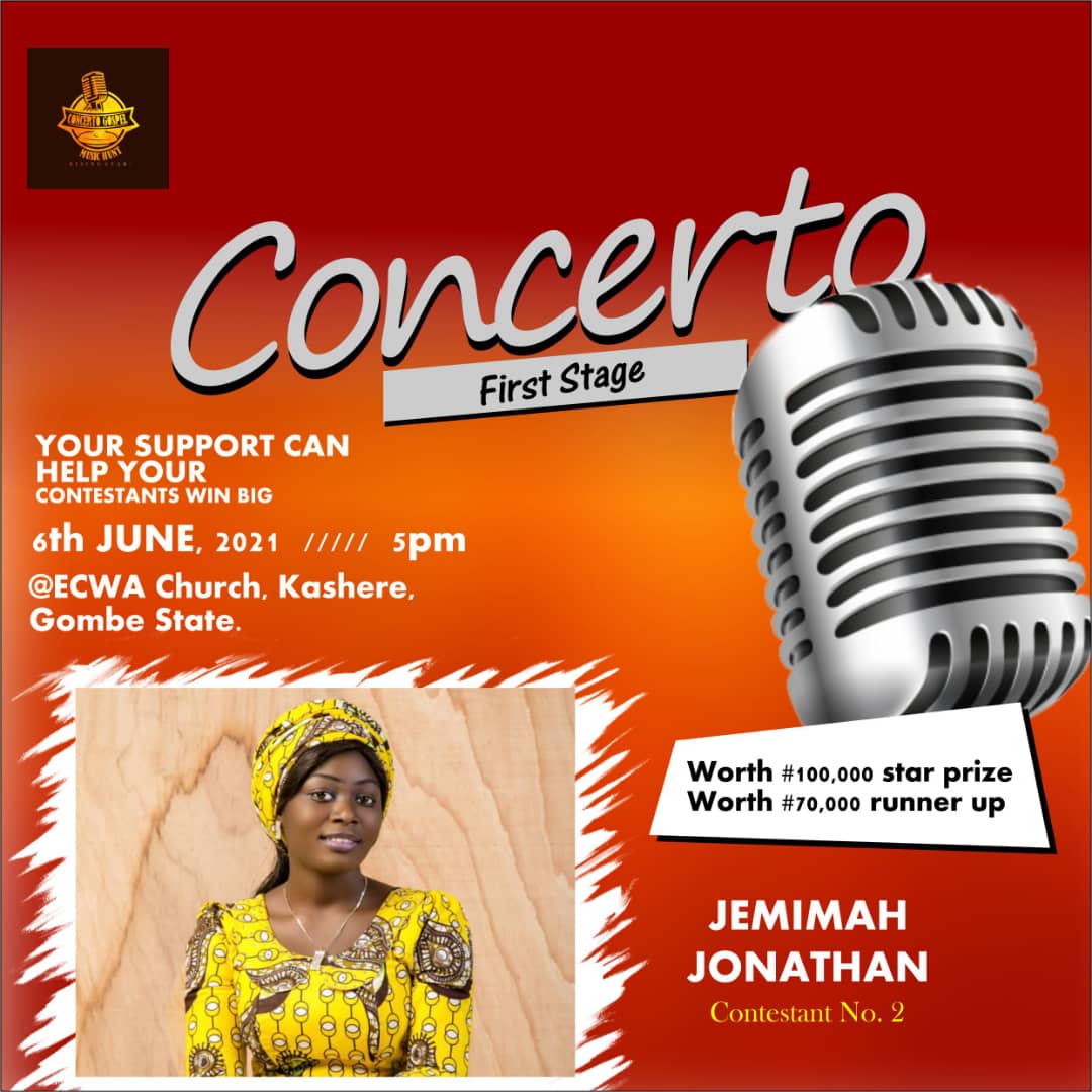 Vote Jemimah Jonah in CONCERTO Gospel Talent Hunt Voting Contest @ Fetem.com.ng