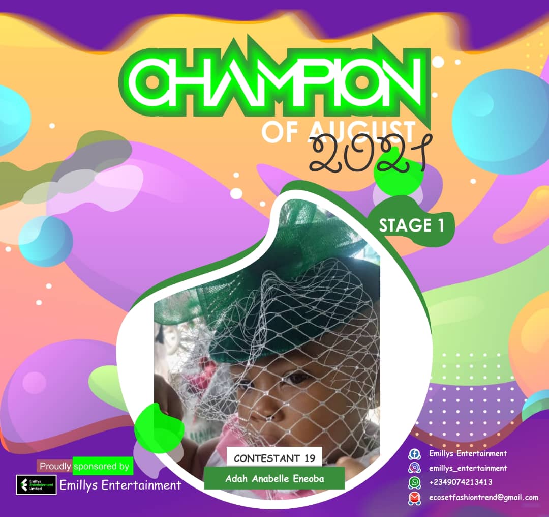 Vote ADAH	ANABELLE ENEOBA in CHAMPIONS OF AUGUST 2021 Voting Contest @ Fetem.com.ng