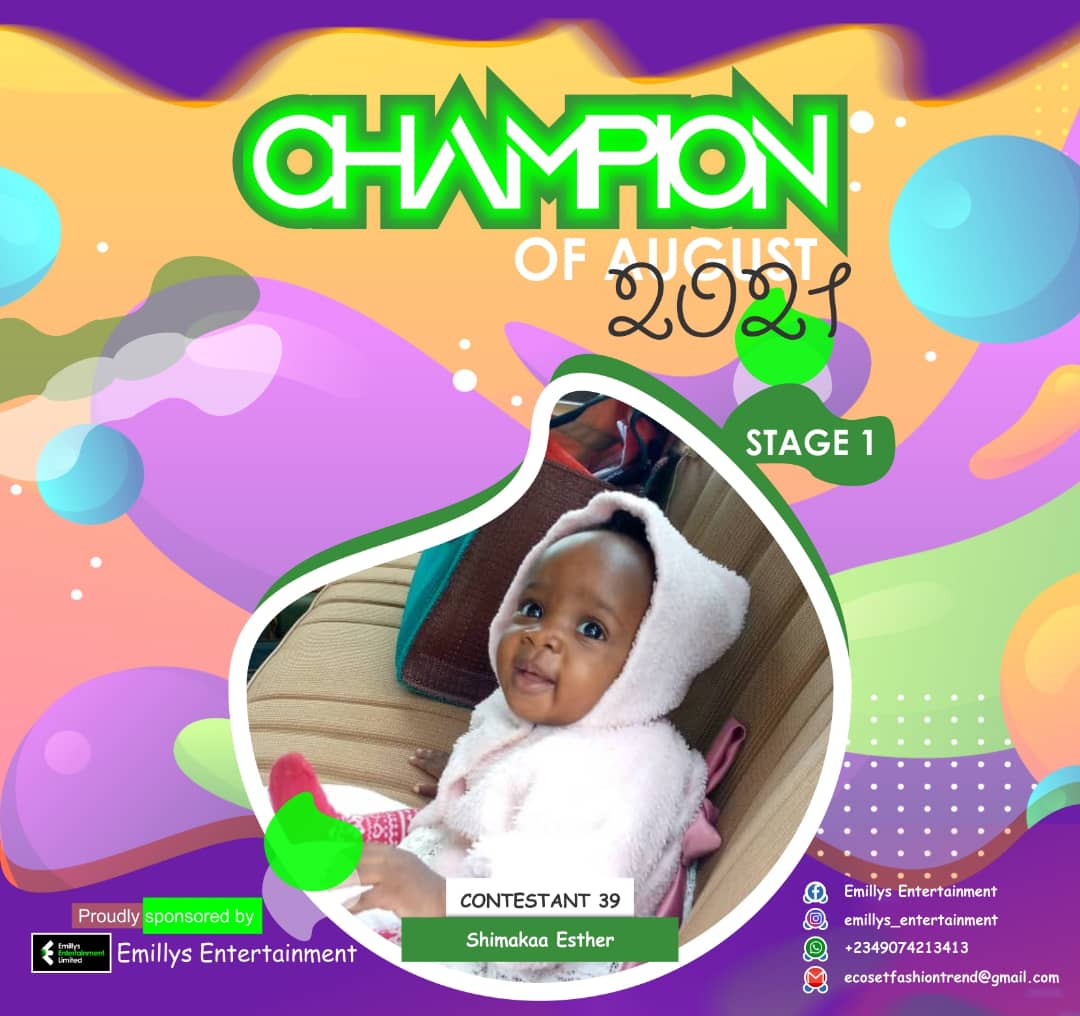 Vote SHIMAKAA ESTHER in CHAMPIONS OF AUGUST 2021 Voting Contest @ Fetem.com.ng