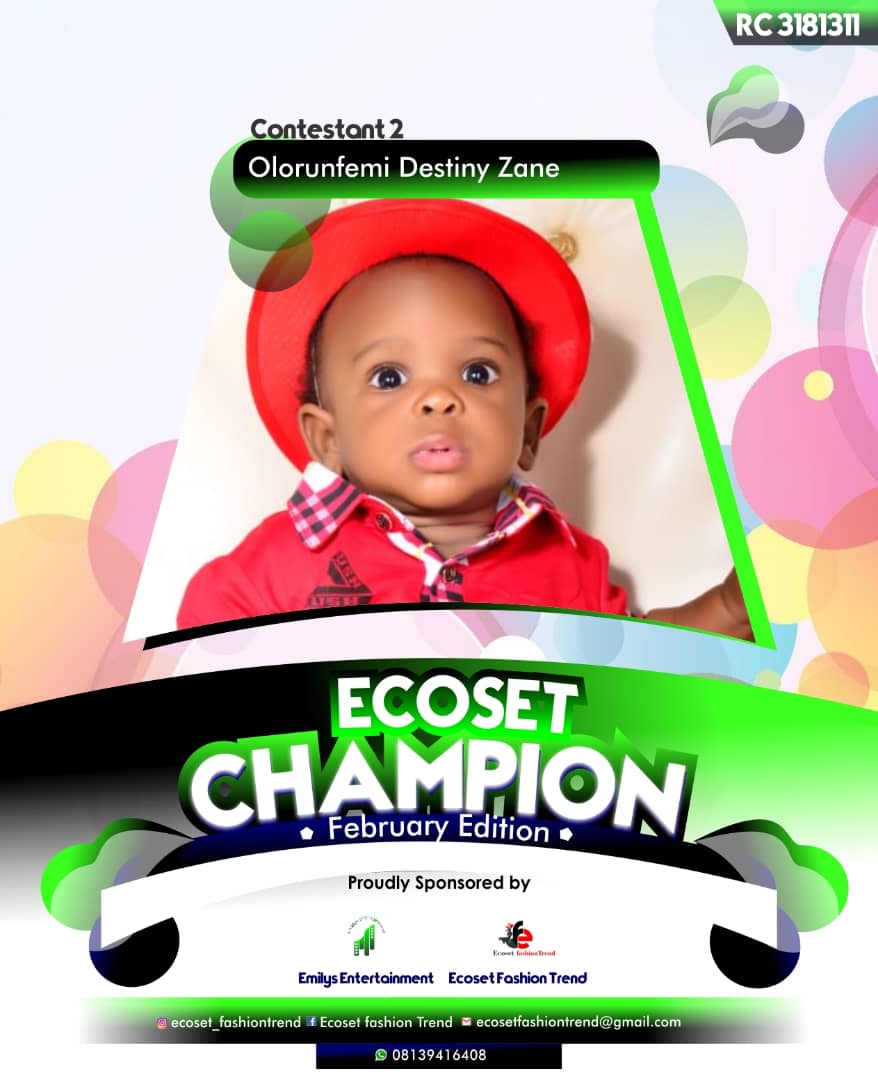 Vote OLORUNFEMI	DESTINY ZANE in ECOSET CAMPIONS OF FEBRUARY Voting Contest @ Fetem.com.ng