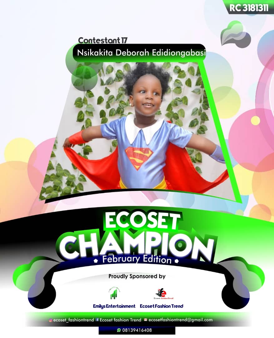 Vote NSIKAKITA	DEBORAH EDIDIONGABASI in ECOSET CAMPIONS OF FEBRUARY Voting Contest @ Fetem.com.ng