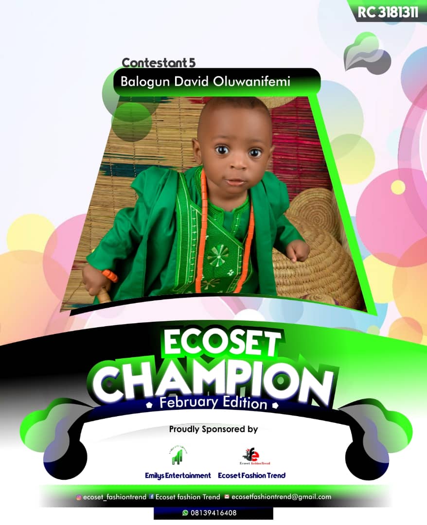 Vote BALOGUN	DAVID OLUWANIFEMI in ECOSET CAMPIONS OF FEBRUARY Voting Contest @ Fetem.com.ng