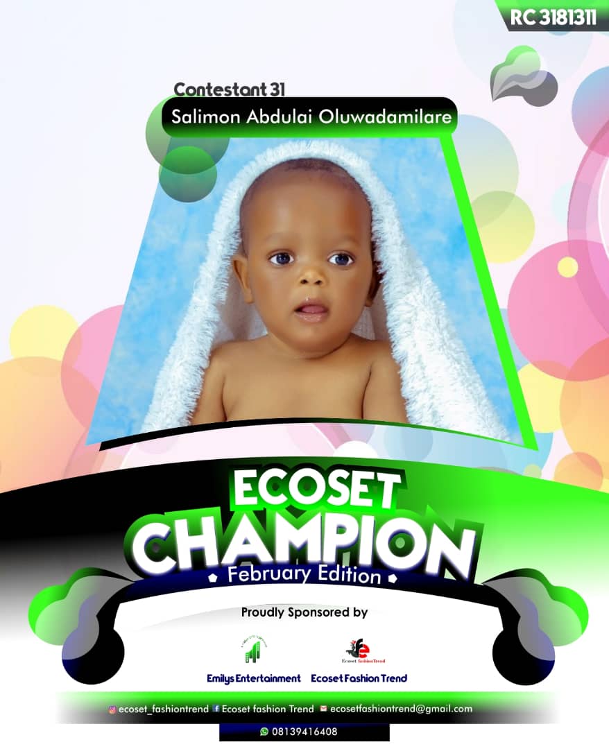 Vote ABDULAI	OLUWADAMILARE SALIMON in ECOSET CAMPIONS OF FEBRUARY Voting Contest @ Fetem.com.ng