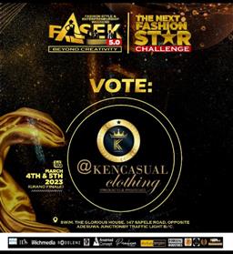 Vote aigbovo Kenneth in Next Fashion star challenge Voting Contest @ Fetem.com.ng