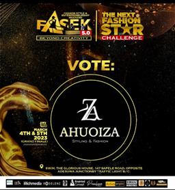 Vote Agape Otuoze Daniel in Next Fashion star challenge Voting Contest @ Fetem.com.ng