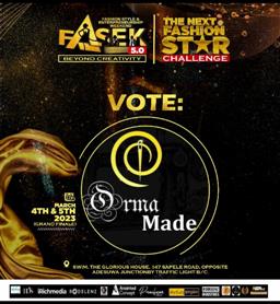 Vote OTUYA Mary Isioma in Next Fashion star challenge Voting Contest @ Fetem.com.ng