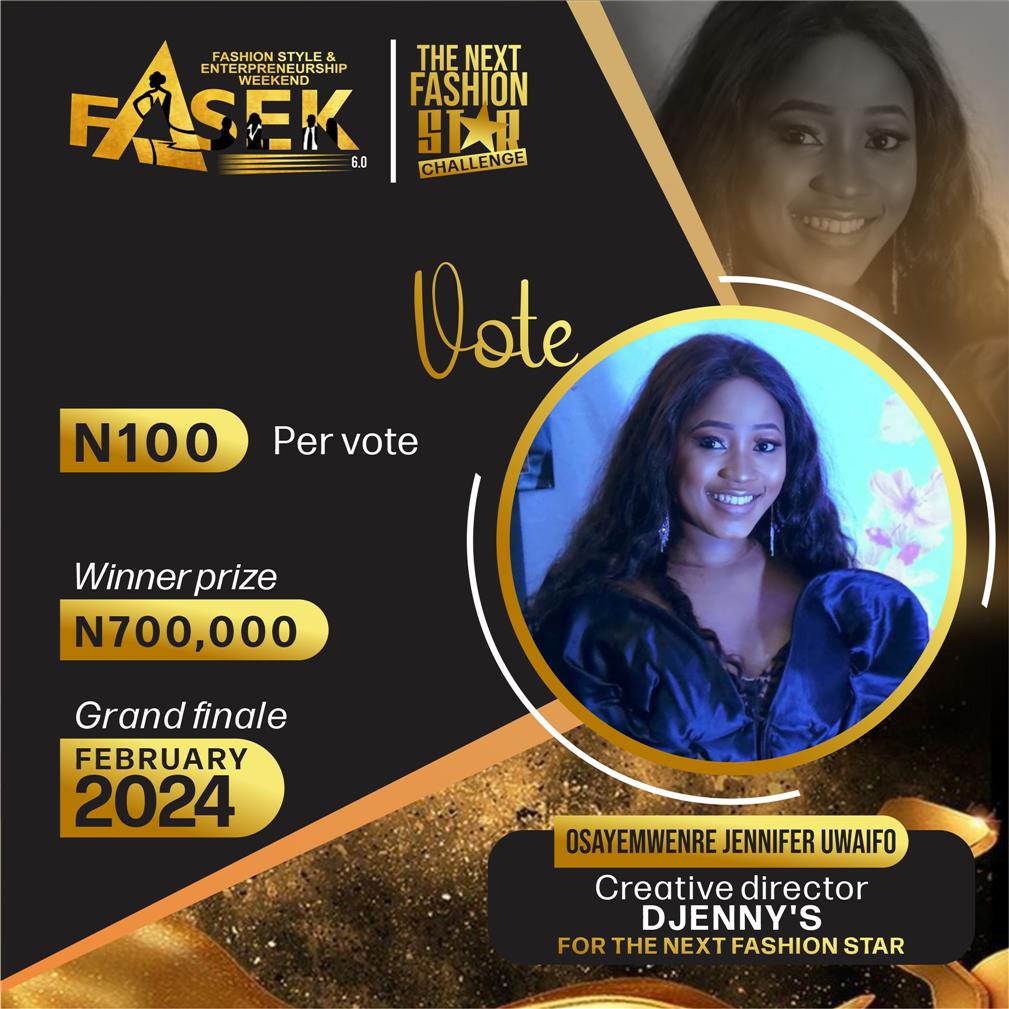 Vote DJENNY'S Stiches in Next Fashion star Voting Contest @ Fetem.com.ng