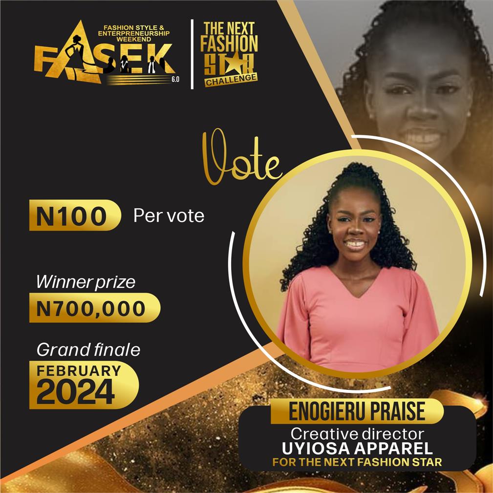 Vote Uyiosa Apparel in Next Fashion star Voting Contest @ Fetem.com.ng