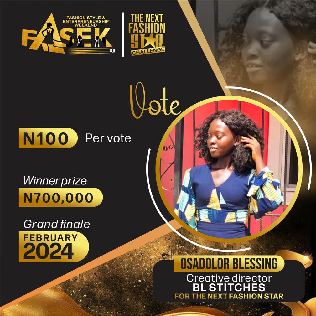 Vote BL stiches Stiches in Next Fashion star Voting Contest @ Fetem.com.ng