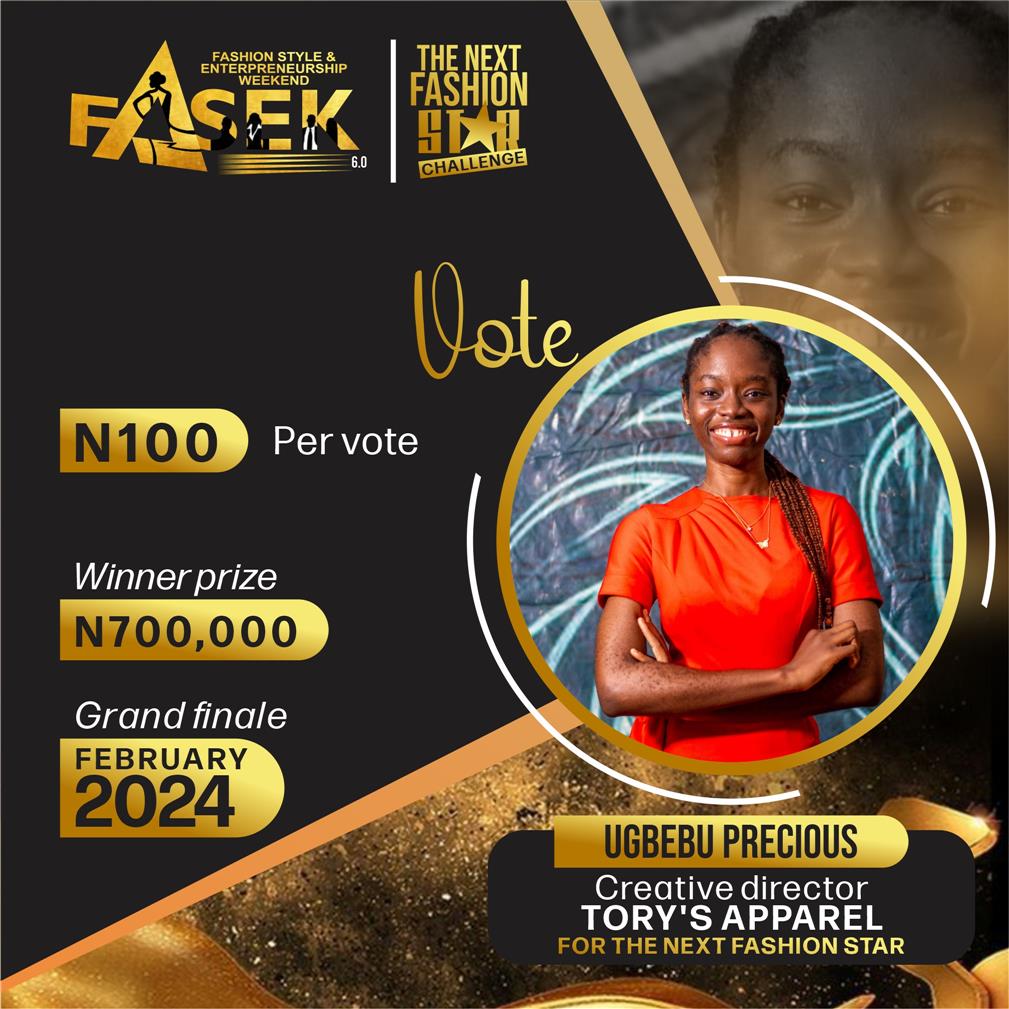 Vote TORY'S APPAREL in Next Fashion star Voting Contest @ Fetem.com.ng