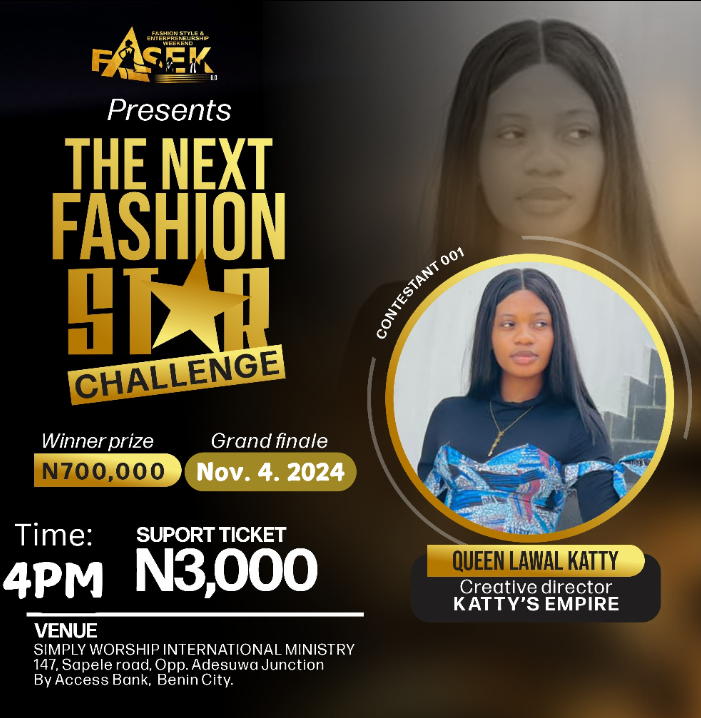 Benin city fashion week NFS challenge - Fetem Events @ Fetem.com.ng